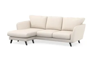 Trend Lyx 3-sits Vänstervänd L-formad Divansoffa i Manchester - Beige - Möbler - Soffa - Divansoffa & schäslongsoffa - 4 sits soffa med divan