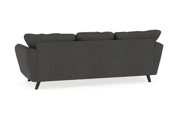 Trend Lyx 3-sits Vänstervänd L-formad Divansoffa i Manchester - Mörkgrå - Möbler - Soffa - Divansoffa & schäslongsoffa - 4 sits soffa med divan