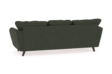 Trend Lyx 3-sits Vänstervänd L-formad Divansoffa i Manchester - Mörkgrön - Möbler - Soffa - Divansoffa & schäslongsoffa - 4 sits soffa med divan