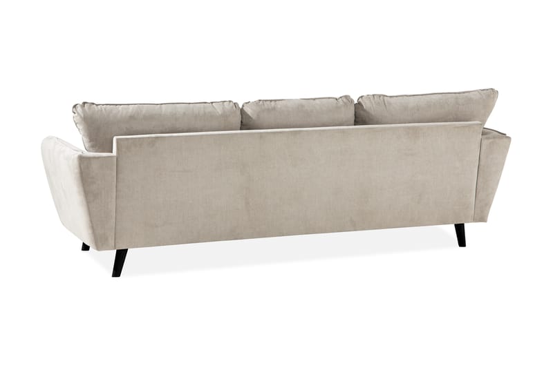 Trend Lyx 3-sits Vänstervänd L-formad Divansoffa i Tyg - Beige - Möbler - Soffa - Divansoffa & schäslongsoffa - 4 sits soffa med divan