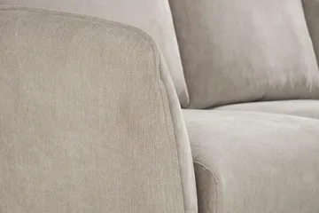 Trend Lyx 3-sits Vänstervänd L-formad Divansoffa i Tyg - Beige - Möbler - Soffa - Divansoffa & schäslongsoffa - 4 sits soffa med divan