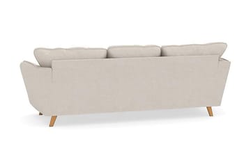 Trend Lyx 3-sits Vänstervänd L-formad Divansoffa i Tyg - Beige - Möbler - Soffa - Divansoffa & schäslongsoffa - 4 sits soffa med divan