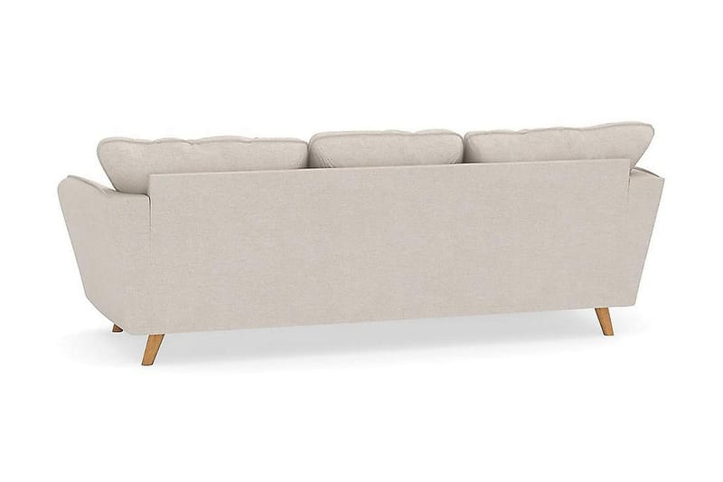 Trend Lyx 3-sits Vänstervänd L-formad Divansoffa i Tyg - Beige - Möbler - Soffa - Divansoffa & schäslongsoffa - 4 sits soffa med divan