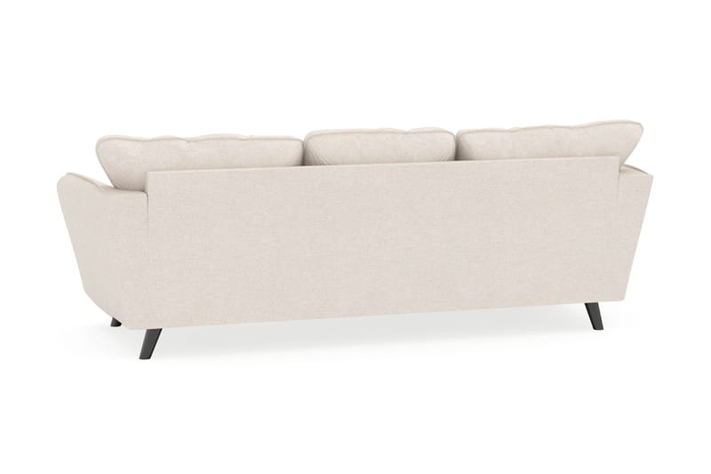 Trend Lyx 3-sits Vänstervänd L-formad Divansoffa i Tyg - Beige - Möbler - Soffa - Divansoffa & schäslongsoffa - 4 sits soffa med divan