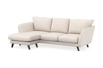 Trend Lyx 3-sits Vänstervänd L-formad Divansoffa i Tyg - Beige - Möbler - Soffa - Divansoffa & schäslongsoffa - 4 sits soffa med divan