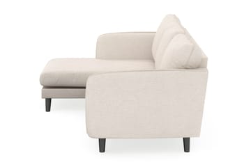 Trend Lyx 3-sits Vänstervänd L-formad Divansoffa i Tyg - Beige - Möbler - Soffa - Divansoffa & schäslongsoffa - 4 sits soffa med divan