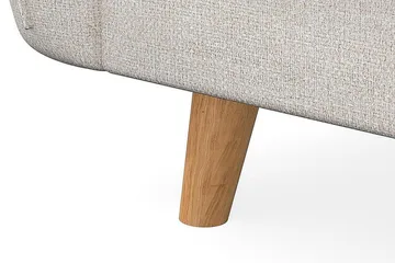 Trend Lyx 3-sits Vänstervänd L-formad Divansoffa i Tyg - Beige - Möbler - Soffa - Divansoffa & schäslongsoffa - 4 sits soffa med divan
