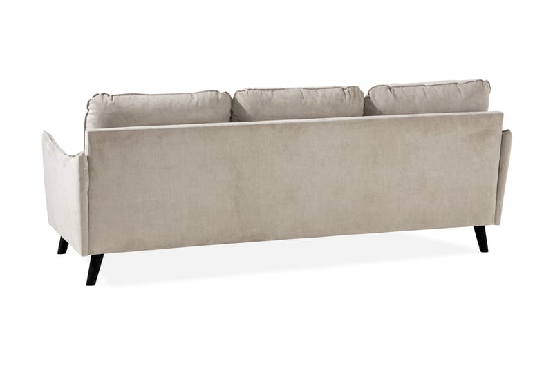 Trend Lyx 3-sits Vänstervänd L-formad Divansoffa i Tyg - Beige - Möbler - Soffa - Divansoffa & schäslongsoffa - 4 sits soffa med divan