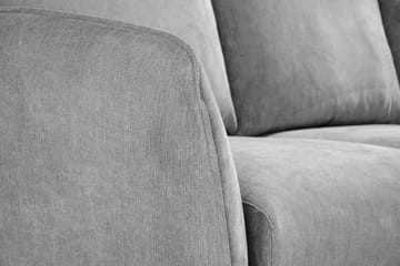 Trend Lyx 3-sits Vänstervänd L-formad Divansoffa i Tyg - Grå - Möbler - Soffa - Divansoffa & schäslongsoffa - 4 sits soffa med divan