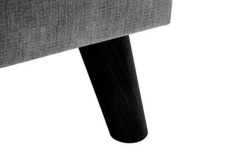 Trend Lyx 3-sits Vänstervänd L-formad Divansoffa i Tyg - Grå - Möbler - Soffa - Divansoffa & schäslongsoffa - 4 sits soffa med divan