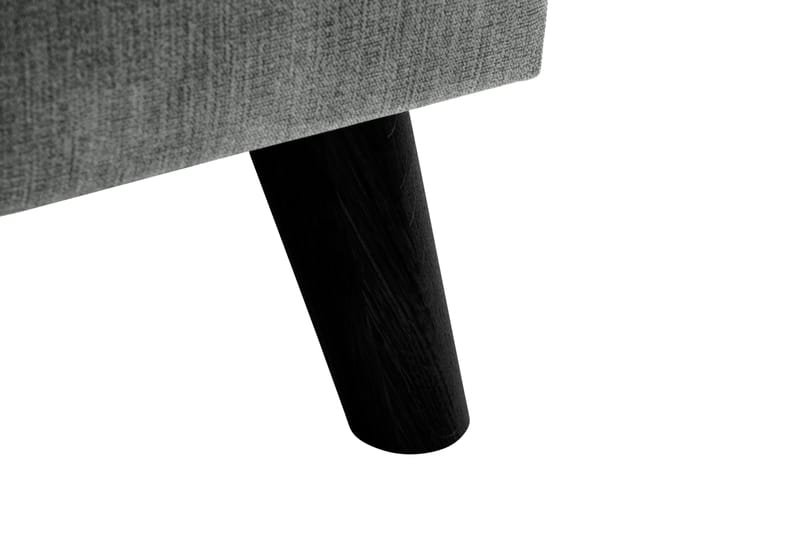 Trend Lyx 3-sits Vänstervänd L-formad Divansoffa i Tyg - Grå - Möbler - Soffa - Divansoffa & schäslongsoffa - 4 sits soffa med divan