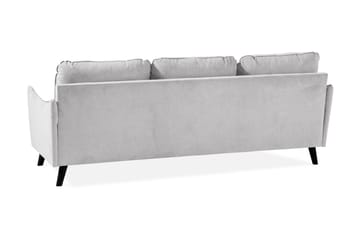 Trend Lyx 3-sits Vänstervänd L-formad Divansoffa i Tyg - Ljusgrå - Möbler - Soffa - Divansoffa & schäslongsoffa - 4 sits soffa med divan