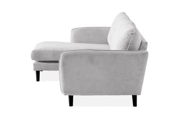 Trend Lyx 3-sits Vänstervänd L-formad Divansoffa i Tyg - Ljusgrå - Möbler - Soffa - Divansoffa & schäslongsoffa - 4 sits soffa med divan