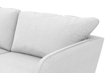 Trend Lyx 3-sits Vänstervänd L-formad Divansoffa i Tyg - Ljusgrå - Möbler - Soffa - Divansoffa & schäslongsoffa - 4 sits soffa med divan