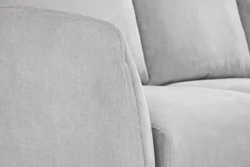 Trend Lyx 3-sits Vänstervänd L-formad Divansoffa i Tyg - Ljusgrå - Möbler - Soffa - Divansoffa & schäslongsoffa - 4 sits soffa med divan