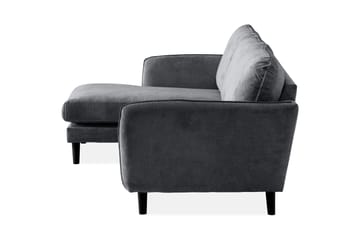 Trend Lyx 3-sits Vänstervänd L-formad Divansoffa i Tyg - Mörkgrå - Möbler - Soffa - Divansoffa & schäslongsoffa - 4 sits soffa med divan