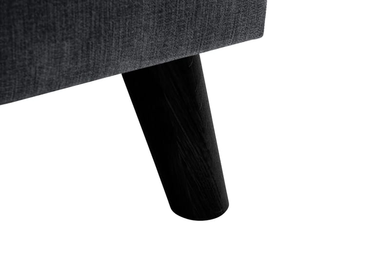 Trend Lyx 3-sits Vänstervänd L-formad Divansoffa i Tyg - Mörkgrå - Möbler - Soffa - Divansoffa & schäslongsoffa - 4 sits soffa med divan