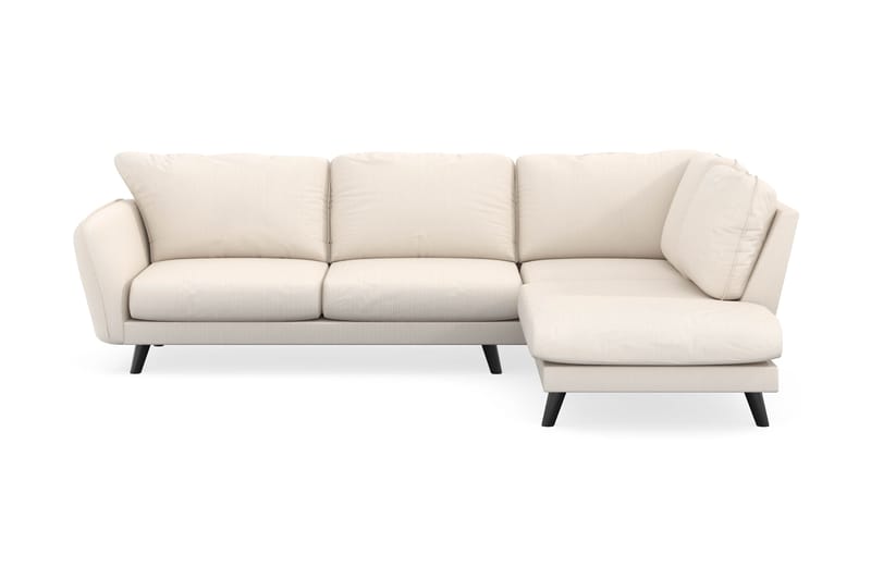 Trend Lyx 4-sits Högervänd L-formad Schäslongsoffa i Manchester - Beige - Möbler - Soffa - Divansoffa & schäslongsoffa - 4 sits soffa med divan