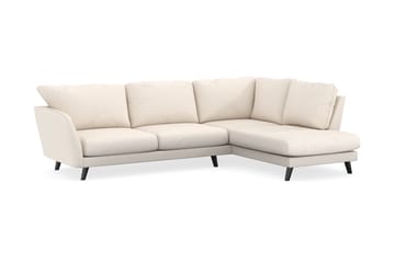 Trend Lyx 4-sits Högervänd L-formad Schäslongsoffa i Manchester - Beige - Möbler - Soffa - Divansoffa & schäslongsoffa - 4 sits soffa med divan