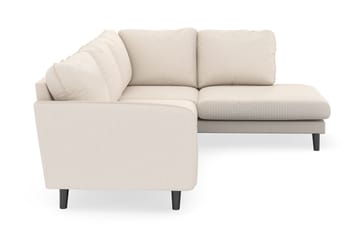 Trend Lyx 4-sits Högervänd L-formad Schäslongsoffa i Manchester - Beige - Möbler - Soffa - Divansoffa & schäslongsoffa - 4 sits soffa med divan