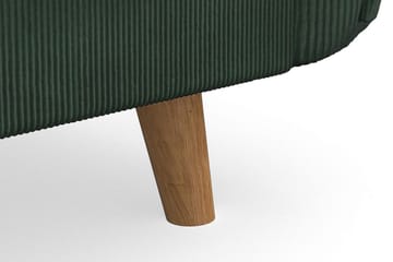 Trend Lyx 4-sits Högervänd L-formad Schäslongsoffa i Manchester - Mörkgrön - Möbler - Soffa - Divansoffa & schäslongsoffa - 4 sits soffa med divan