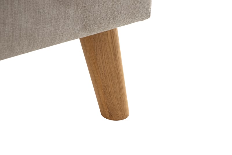 Trend Lyx 4-sits Högervänd L-formad Schäslongsoffa i Tyg - Beige - Möbler - Soffa - Divansoffa & schäslongsoffa - 4 sits soffa med divan