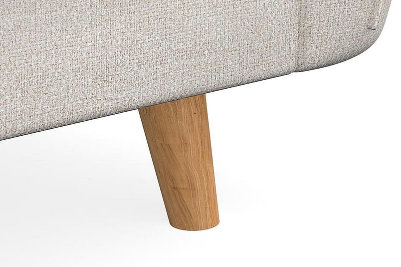 Trend Lyx 4-sits Högervänd L-formad Schäslongsoffa i Tyg - Beige - Möbler - Soffa - Divansoffa & schäslongsoffa - 4 sits soffa med divan