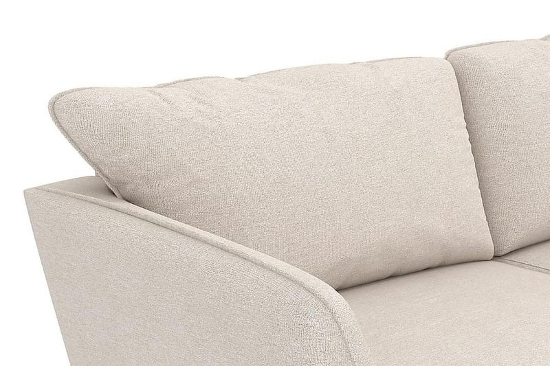Trend Lyx 4-sits Högervänd L-formad Schäslongsoffa i Tyg - Beige - Möbler - Soffa - Divansoffa & schäslongsoffa - 4 sits soffa med divan