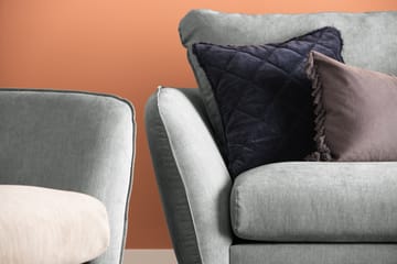 Trend Lyx 4-sits Högervänd L-formad Schäslongsoffa i Tyg - Grå - Möbler - Soffa - Divansoffa & schäslongsoffa - 4 sits soffa med divan