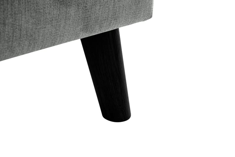 Trend Lyx 4-sits Högervänd L-formad Schäslongsoffa i Tyg - Grå - Möbler - Soffa - Divansoffa & schäslongsoffa - 4 sits soffa med divan