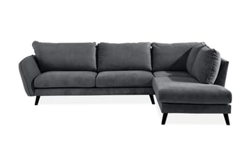 Trend Lyx 4-sits Högervänd L-formad Schäslongsoffa i Tyg