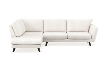Trend Lyx 4-sits Vänstervänd L-formad Schäslongsoffa i Bouclé - Vit - Möbler - Soffa - Divansoffa & schäslongsoffa - 4 sits soffa med divan