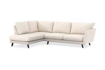 Trend Lyx 4-sits Vänstervänd L-formad Schäslongsoffa i Manchester - Beige - Möbler - Soffa - Divansoffa & schäslongsoffa - 4 sits soffa med divan