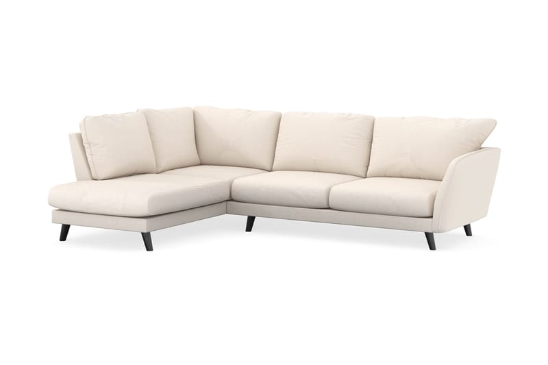 Trend Lyx 4-sits Vänstervänd L-formad Schäslongsoffa i Manchester - Beige - Möbler - Soffa - Divansoffa & schäslongsoffa - 4 sits soffa med divan