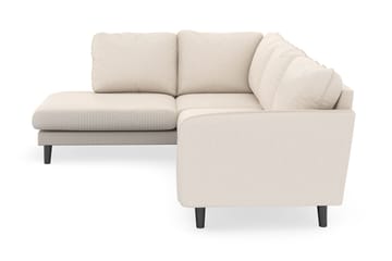 Trend Lyx 4-sits Vänstervänd L-formad Schäslongsoffa i Manchester - Beige - Möbler - Soffa - Divansoffa & schäslongsoffa - 4 sits soffa med divan
