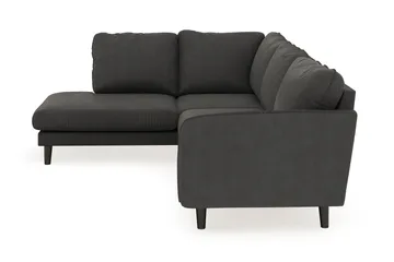 Trend Lyx 4-sits Vänstervänd L-formad Schäslongsoffa i Manchester - Mörkgrå - Möbler - Soffa - Divansoffa & schäslongsoffa - 4 sits soffa med divan