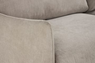 Trend Lyx 4-sits Vänstervänd L-formad Schäslongsoffa i Tyg - Beige - Möbler - Soffa - Divansoffa & schäslongsoffa - 4 sits soffa med divan
