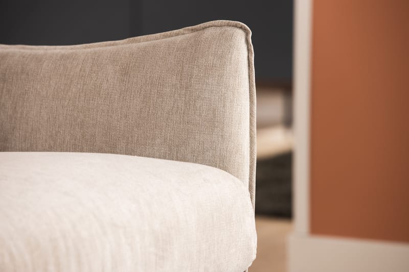 Trend Lyx 4-sits Vänstervänd L-formad Schäslongsoffa i Tyg - Beige - Möbler - Soffa - Divansoffa & schäslongsoffa - 4 sits soffa med divan