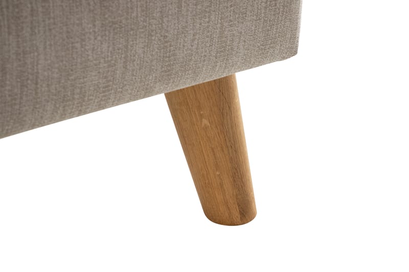 Trend Lyx 4-sits Vänstervänd L-formad Schäslongsoffa i Tyg - Beige - Möbler - Soffa - Divansoffa & schäslongsoffa - 4 sits soffa med divan