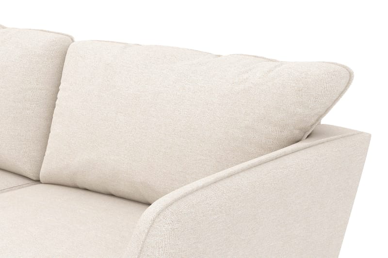 Trend Lyx 4-sits Vänstervänd L-formad Schäslongsoffa i Tyg - Beige - Möbler - Soffa - Divansoffa & schäslongsoffa - 4 sits soffa med divan