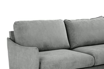Trend Lyx 4-sits Vänstervänd L-formad Schäslongsoffa i Tyg - Grå - Möbler - Soffa - Divansoffa & schäslongsoffa - 4 sits soffa med divan