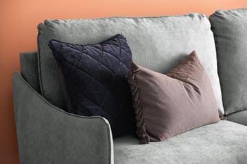 Trend Lyx 4-sits Vänstervänd L-formad Schäslongsoffa i Tyg - Grå - Möbler - Soffa - Divansoffa & schäslongsoffa - 4 sits soffa med divan