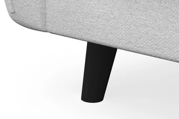 Trend Lyx 4-sits Vänstervänd L-formad Schäslongsoffa i Tyg - Ljusgrå - Möbler - Soffa - Divansoffa & schäslongsoffa - 4 sits soffa med divan
