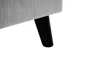 Trend Lyx 4-sits Vänstervänd L-formad Schäslongsoffa i Tyg - Ljusgrå - Möbler - Soffa - Divansoffa & schäslongsoffa - 4 sits soffa med divan