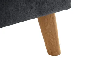 Trend Lyx 4-sits Vänstervänd L-formad Schäslongsoffa i Tyg - Mörkgrå - Möbler - Soffa - Divansoffa & schäslongsoffa - 4 sits soffa med divan