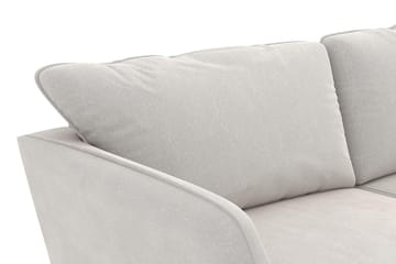 Trend Lyx Schäslongsoffa Höger - Vit Sammet - Möbler - Soffa - Divansoffa & schäslongsoffa - 4 sits soffa med divan