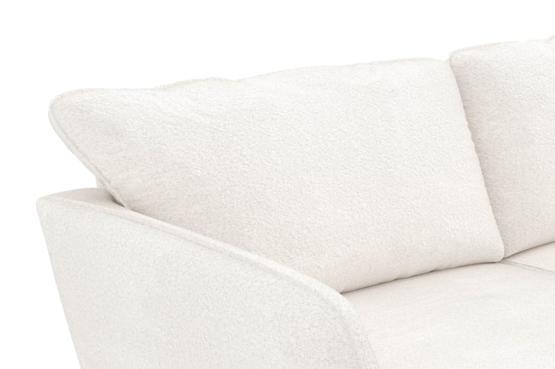 Trend Lyx Schäslongsoffa Höger - Vit|Bouclé - Möbler - Soffa - Divansoffa & schäslongsoffa - 4 sits soffa med divan