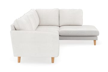 Trend Lyx Schäslongsoffa Höger - Vit|Bouclé - Möbler - Soffa - Divansoffa & schäslongsoffa - 4 sits soffa med divan