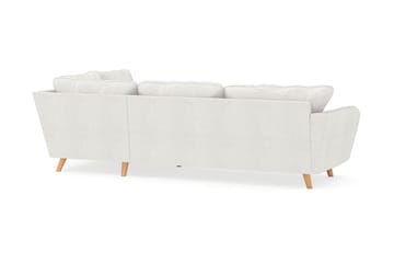 Trend Lyx Schäslongsoffa Höger - Vit|Bouclé - Möbler - Soffa - Divansoffa & schäslongsoffa - 4 sits soffa med divan