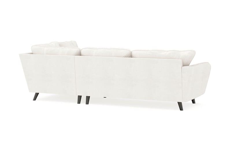 Trend Lyx Schäslongsoffa Höger - Vit|Bouclé - Möbler - Soffa - Divansoffa & schäslongsoffa - 4 sits soffa med divan